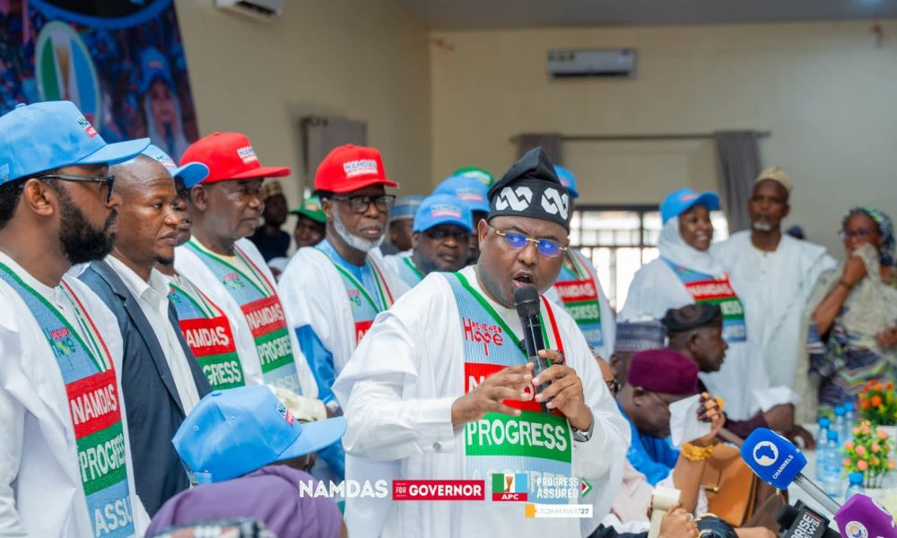 Dr Namdas flanked by Stakeholders