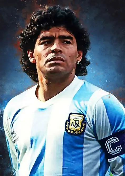 Late Argentine football legend Diego Maradona