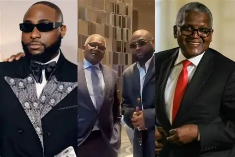 Davido and Dangote