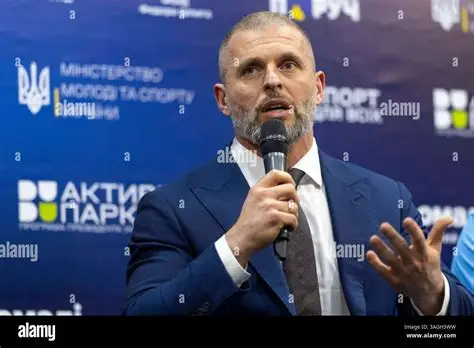 Ukraine’s Minister for Youth and Sports, Matvii Bidnyi